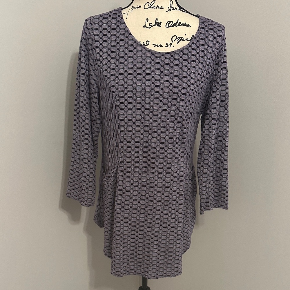 Habitat Purple Textured Women's Top